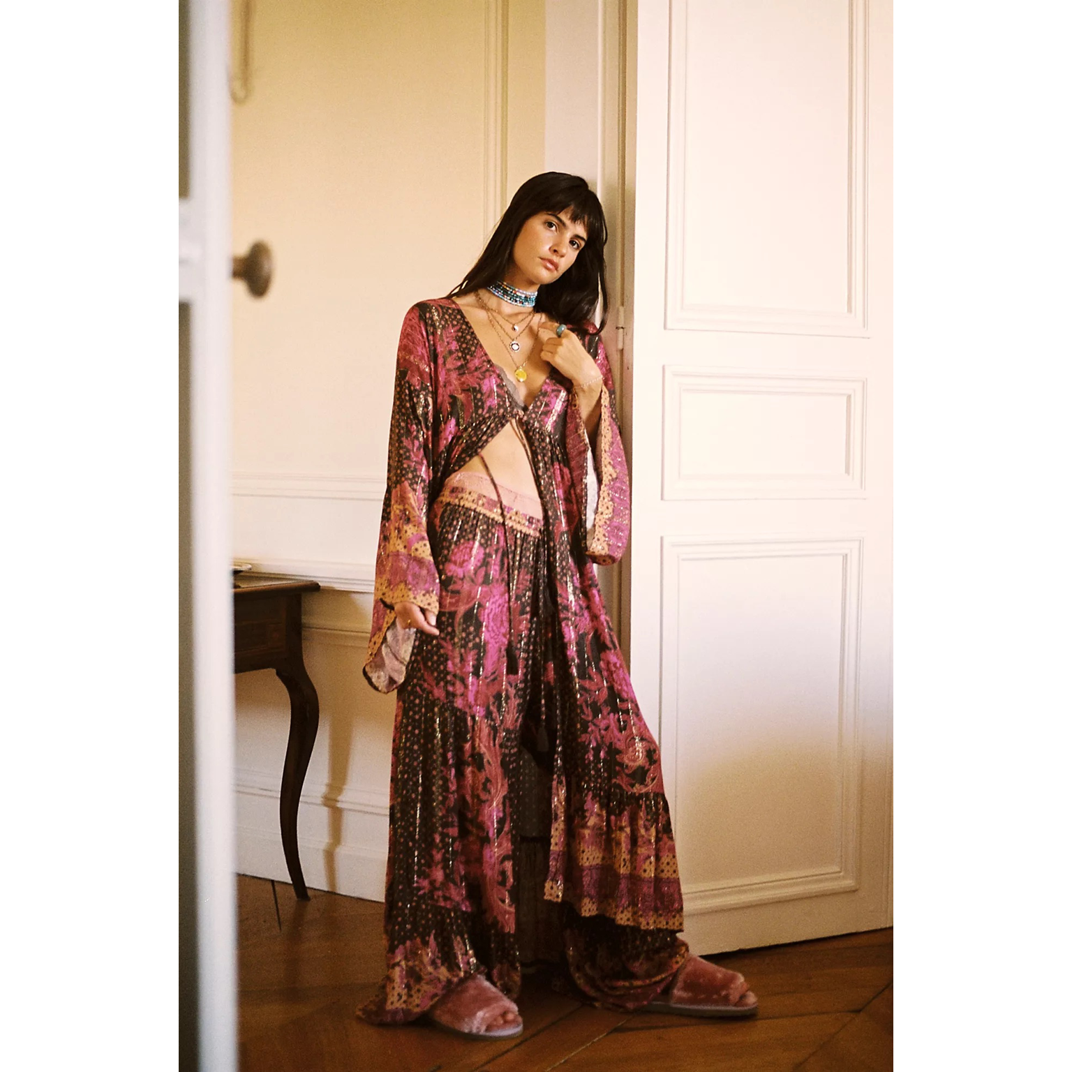 New Free People Antoinette Robe Sz Xs/S